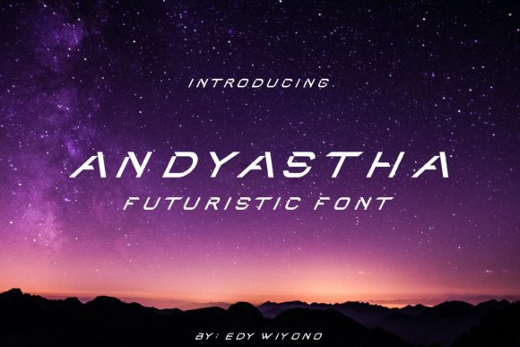 Andyastha: A Modern Display Font for Handmade Creations