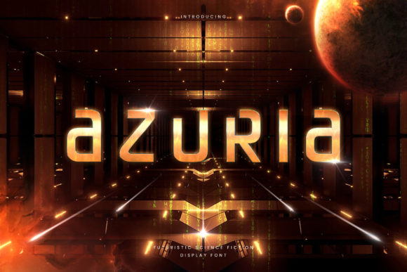 Azuria: A Bold Typeface for Creative Branding