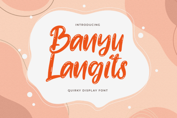 Banyu Langits: A Quirky Display Font for Web Design