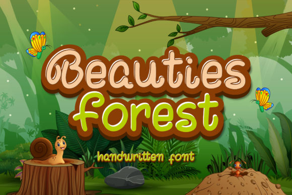 Beauties Forest: A Display Font for Vibrant Web Design