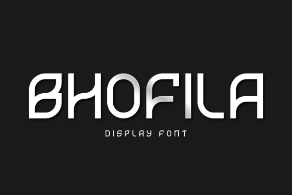 Bhofila: A Quirky Display Font for Handmade Creations