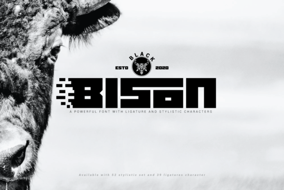 Black Bison Font for Professional Branding