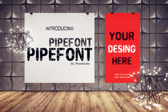 Boost Your Brand with the Playful Pipe Font