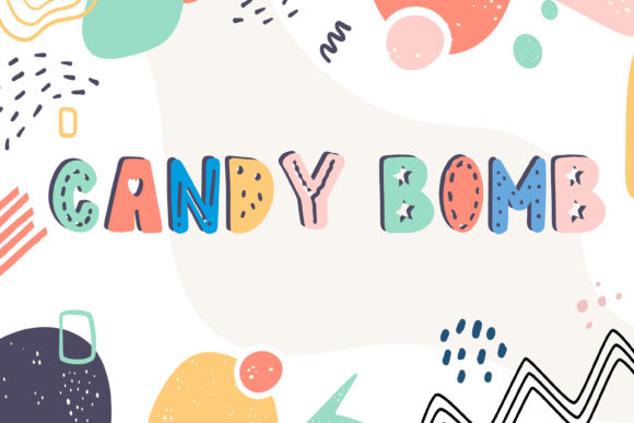 Candy Bomb Font: Sweet Style for Handmade Creations