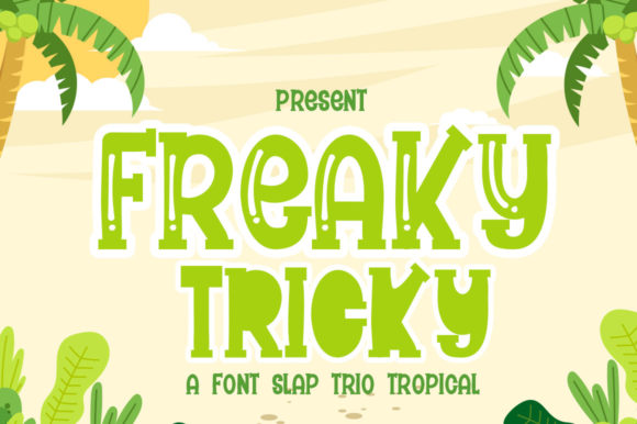 Freaky Tricky Font for Handmade Creations