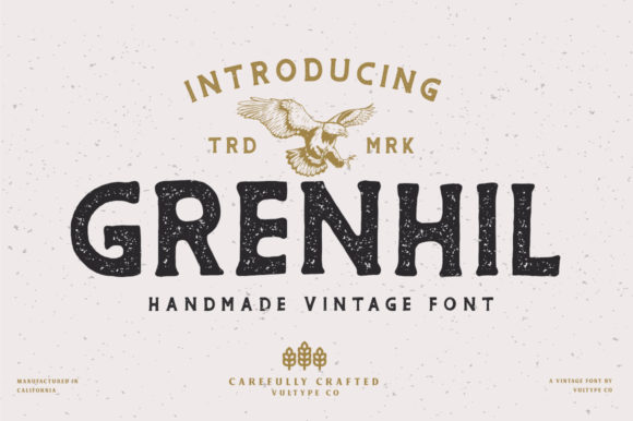 Grenhil: A Bold Display Font for Campaign Creativity