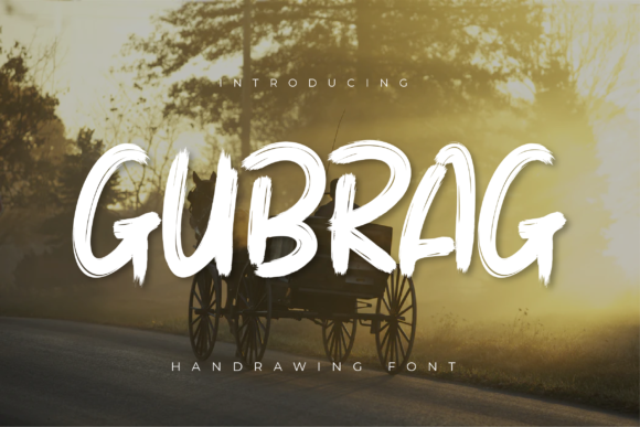 Gubrag: A Bold Display Font for Digital Design