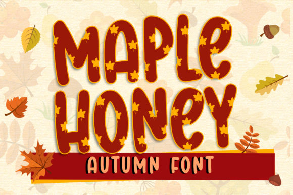 Maple Honey: A Charming Display Font for Handmade Creations