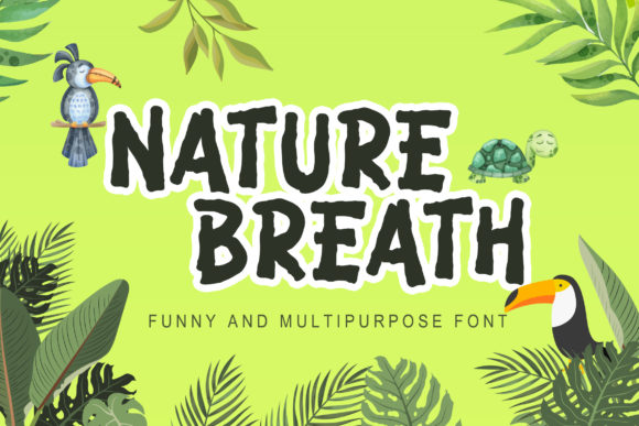 Nature Breath Font for Eye-Catching Brand Content