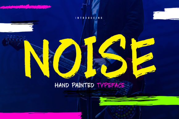 Noise Font: A Playful Display Typeface for Modern Campaigns