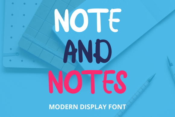Note and Notes Font for Eye-Catching Digital Designs