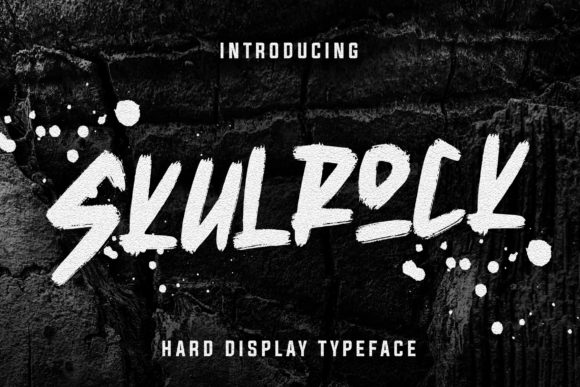 Skulrock: A Bold Display Font for Editorial Creativity