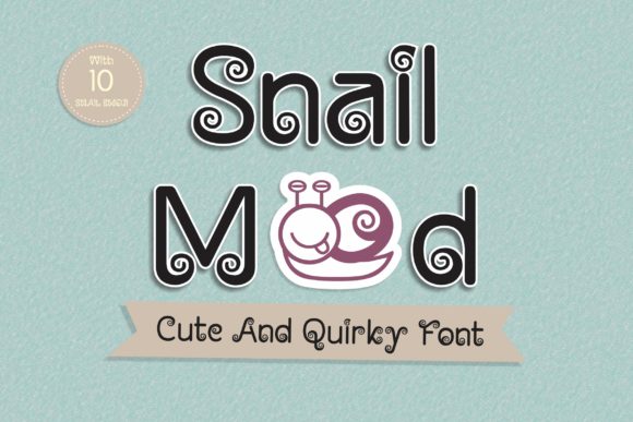 Snail Mood: A Display Font for Creative Web Design