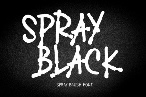 Spray Black: A Font for Editorial Elegance