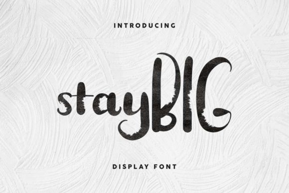 Stay BIG: A Powerful Display Font for Web Design