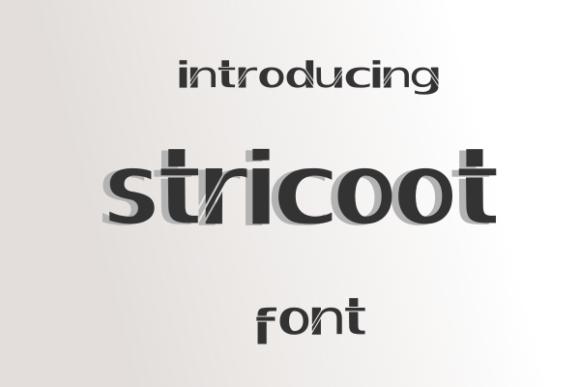 Stricoot: A Display Font That Elevates Campaign Creativity