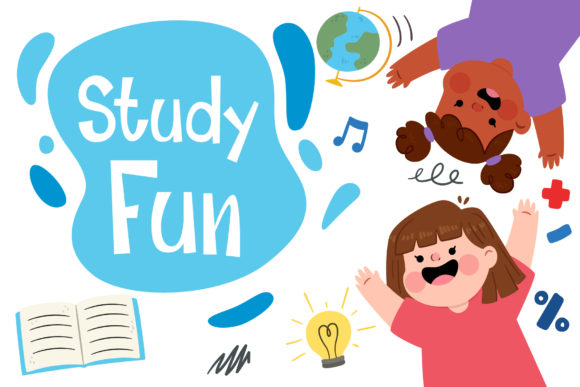 Study Fun: A Joyful Display Font for Creative Campaigns