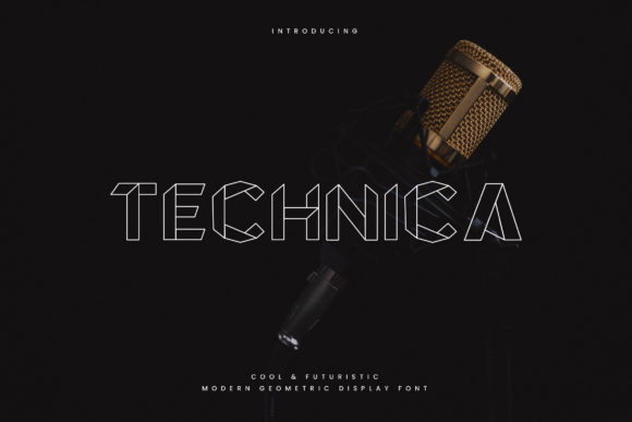 Technica: A Font That Speaks with Boldness