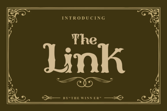TheLink: A Vintage-Inspired Display Font for Editorial Design