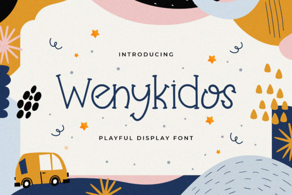 Wenykidos: A Joyful Display Font for Web Design